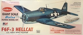 Guillows Giant Scale Balsa Wood Grumman F6F-3 Hellcat Flying Model Airpl... - £53.55 GBP