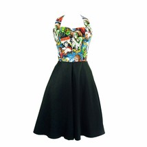 Cute Rockabilly 50s Retro Horror Print Frankenstein Mummy Dracula Monster Dress - £57.16 GBP