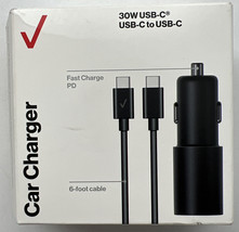 Verizon (6Ft) 30W Fast-Charge Pd USB-C Car Charger - Black (VPC30WPDCTOC-A) - $11.83