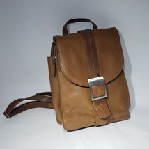 VTG Great American Leatherworks Backpack Leather Adjustable Straps Purse - $26.95