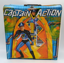 Vintage 1967 Ideal Captain Action Headquarters Secret Chamber Carrying Case - £232.03 GBP