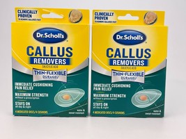 Dr Scholls CALLUS REMOVER DURAGEL Medicated Discs Lot of 2 bb6/24 - £12.28 GBP