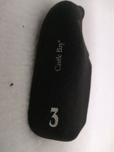 Preowned/Used Castle Bay 3 Iron Pro Golf Club Head Cover Slip-On Black - £4.60 GBP