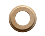 Wooden Single Socket Frame Natural Beige Width 3.9&quot; OLDE WORLDE - £4.82 GBP