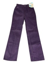 Wrangler Pants  12 Misses Purple Corduroy Straight Vintage NWT New Old S... - $140.24