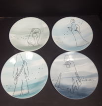 4 star wars plates Corelle darth vader princess leia r2d2 chewbacca - £35.97 GBP