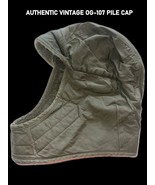 VIETNAM ERA 1974 UN-ISSUED COLD WEATHER HELMET LINER HAT OG-107 PILE CAP... - $735.37 MXN
