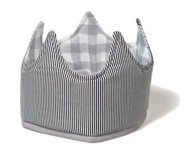 OSKAR&amp;ELLEN Kids Kostüm Crown Gestreift Grau Größe 18M+ 505 - £35.69 GBP