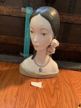 Vintage Lladro Young Girl Bust Figurine Juan Huerta Sculpture 3 - £296.86 GBP
