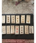 36 La Mode &amp; JHB International Small Mixed Decorative Buttons.  W/Orig C... - $18.90