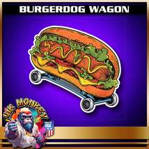 Burgerdog Wagon - Decal - Customizable - $4.49+