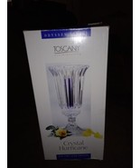 Fine Lead Crystal ST GEORGE 24% Candle Holder Hurricane 2 Piece Sections... - €47,28 EUR