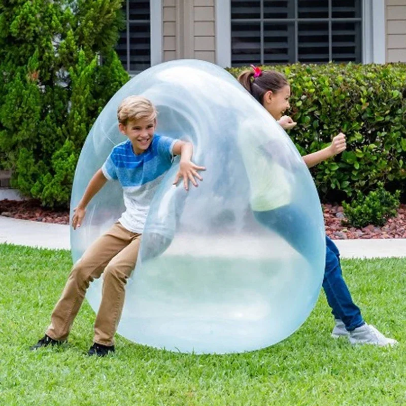 Large Kids Children Outdoor Toys Soft Air Water Filled Bubble Ball Blow Up - £6.85 GBP+