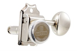 NEW - Gotoh SD91-MGT 6-In-Line Vintage Style Locking Tuning Keys, 15:1 - NICKEL - £123.97 GBP
