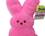 Marshmallow Peeps pink bunny rabbit Easter small plush stuffed toy beanb... - $9.89