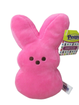 Marshmallow Peeps pink bunny rabbit Easter small plush stuffed toy beanb... - £7.82 GBP