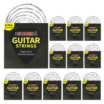 5 Core 12 Set Guitar strings Steel Acoustic 6 Pieces in 1 Set Guitar Str... - $23.98