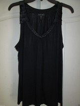 Midnight by Carole Hochman 139753 Luxurious Knit Pajamas Tank Top S Dark Navy - £20.16 GBP