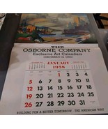 The Osborne Company 1958 Sample Wall Calender Cincinnati America on the ... - £27.83 GBP