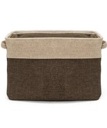 Sorbus ~ Collapsible ~ Storage Basket w/Handles ~ 15 x 10.75 x 9.5 ~ BRO... - €25,68 EUR