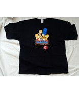 Vintage 2000 The Simpsons Bowling Club T Shirt Black Have a Ball 2XL NEW - £34.82 GBP