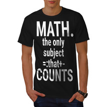 Math Slogan Shirt Funny Quote Men T-shirt - £10.38 GBP