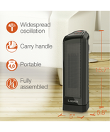 Ceramic Personal Space Small Portable Heater Room With Remote Tower Indo... - £61.72 GBP