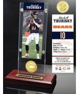 Mitchell Trubisky NFC Champs Chicago Bears PlayerTicket &amp; Bronze Coin Co... - €34,13 EUR