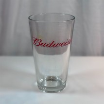 Budweiser Pint Beer Glass Classic ANHEUSER BUSCH Logo With Crown - $8.49