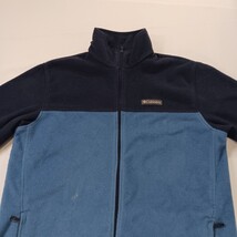 Columbia WT3220 Men’s LT Steens Mountain 2.0 Black/Blue Full Zip Fleece Jacket image 15