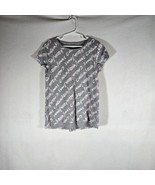 Calvin Klein Jeans Girls Gray Short Sleeve Tee Shirt Size 8-10 - $6.99