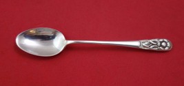Aztec Rose by Sanborns Mexican Sterling Silver Demitasse Spoon 4 1/4&quot; - £30.36 GBP