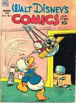 Walt Disney&#39;s Comics and Stories, Vol. 9, #6, March 1949, Fair Cond, CBK-22 - £11.33 GBP