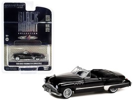 1949 Buick Roadmaster Convertible Black Metallic &quot;Black Bandit&quot; Series 27 1/64 - £14.54 GBP