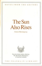 Franklin Library Notes from the Editors The Sun Also Rises by Ernest Hemingway - £6.04 GBP