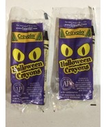 2001 Crayola Halloween Crayons Lot Of 2 Packs Of 3 Colors - $12.86