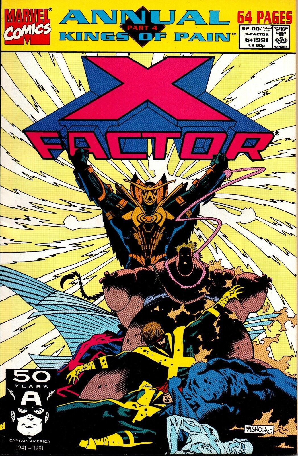Marvel Comics X-Factor Annual #6 1991 Kings of Pain part 4 Very Fine con... - $6.79