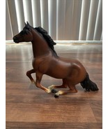 Blue Ribbon Ranch Large 10” Plastic Brown Horse Figure Model - £18.39 GBP