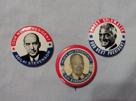 Vintage political pins - $18.69