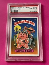 1985 Topps OS1 Garbage Pail Kids 1st Series 1 STINKY STAN 22b Matte Card PSA 8 - £147.10 GBP