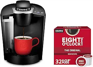 Keurig K-Classic Single Serve Coffee Maker with Eight O&#39;Clock The Origin... - $296.99