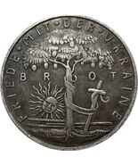 Eccezionale medaglione della pace del 1918 con restrizione del simbolism... - $18.76 CAD