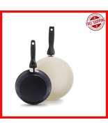 Durable Nonstick Skillet Set - 8&quot; &amp; 10&quot; Ceramic Frying Pans for Healthy ... - $79.19