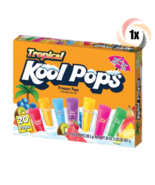 1x Pack Kool Pops Tropical Assorted Freezer Pops | 20 Pops Per Pack  | 1oz - £19.11 GBP