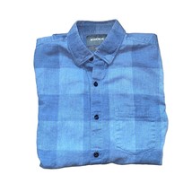 Bonobos Men’s Blue Plaid Slim Fit Long Sleeve Button Up Dress Shirt Size... - £21.81 GBP
