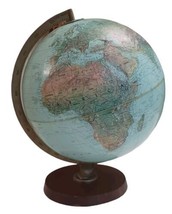 Vintage 1965-1966 World Book Globe By Replogle 12&quot; - £19.35 GBP