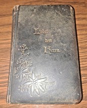 Vintage German Gefangbuch Devotional Prayer Book Hymnal lobet den herrn 1913 - £24.46 GBP