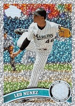 2011 Topps Diamond Anniversary #623 Leo Nunez Florida Marlins ⚾ - £0.70 GBP