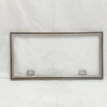 Ford D8AB-17A394-AWA 71-78 Mustang Torino Silver w Black License Plate Frame NOS - £32.00 GBP