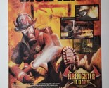 Firefighter F.D.18 Konami 2004 PlayStation 2 Video Game Magazine Print Ad - $14.84